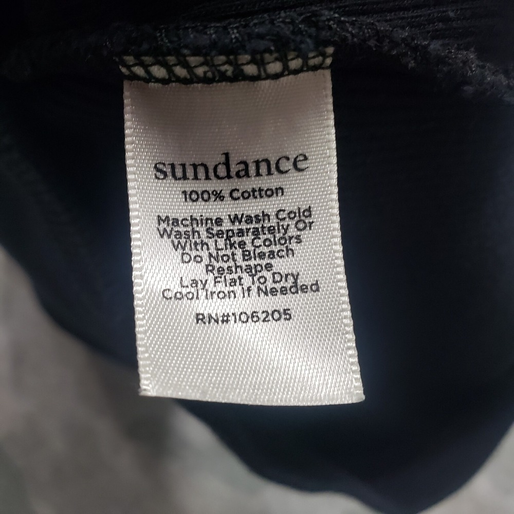 Sundance Top Womens XS Black Pullover Half Sleeve - Picture 6 of 9